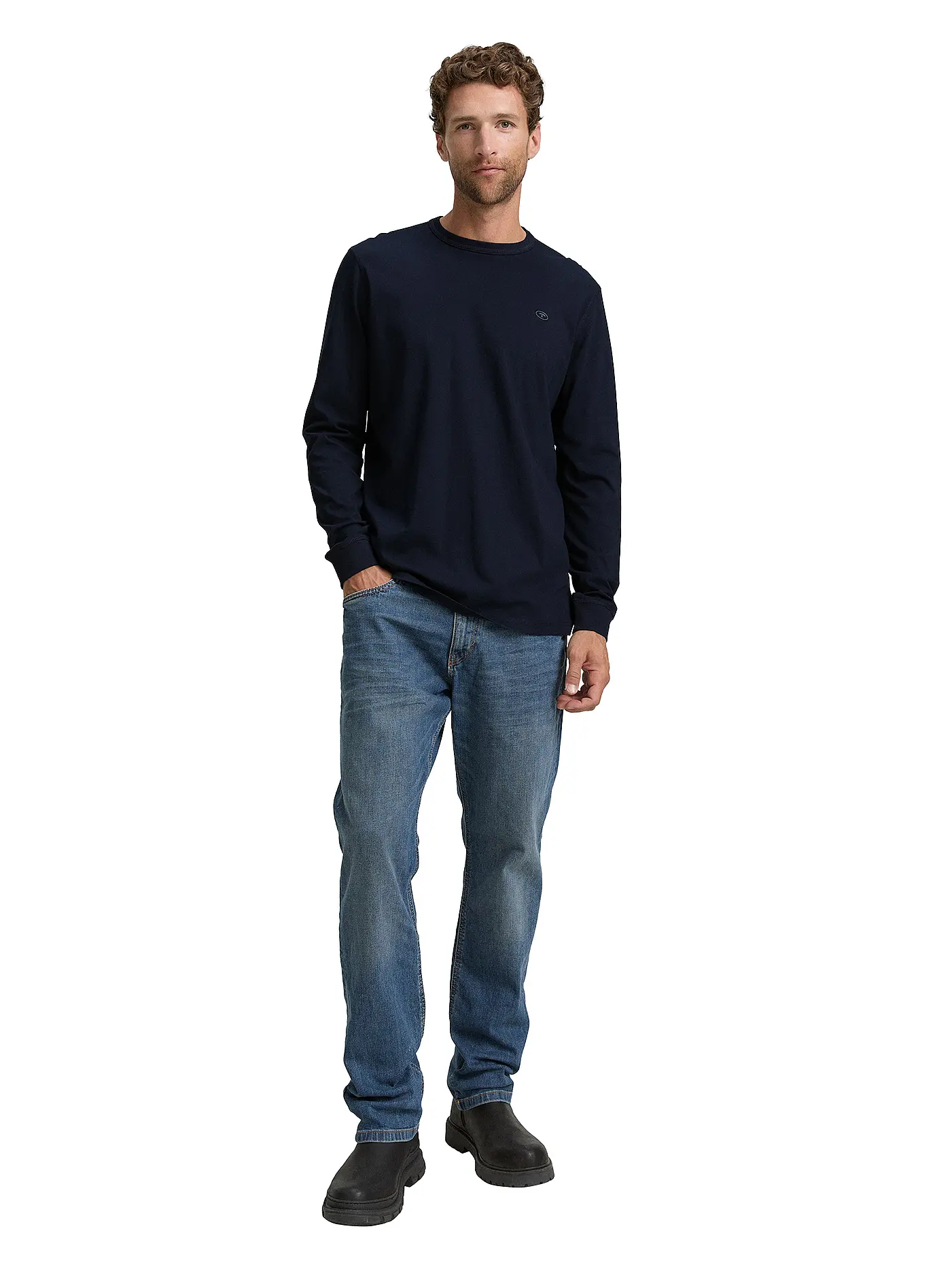 TOM TAILOR | Langarmshirt | blau